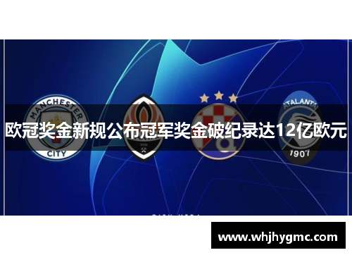 欧冠奖金新规公布冠军奖金破纪录达12亿欧元
